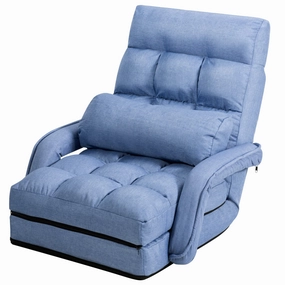 Giantex Chaise Lounge Chair Indoor Multipurpose Folding Armchair Couch Lounger sectional sofa, corner couch