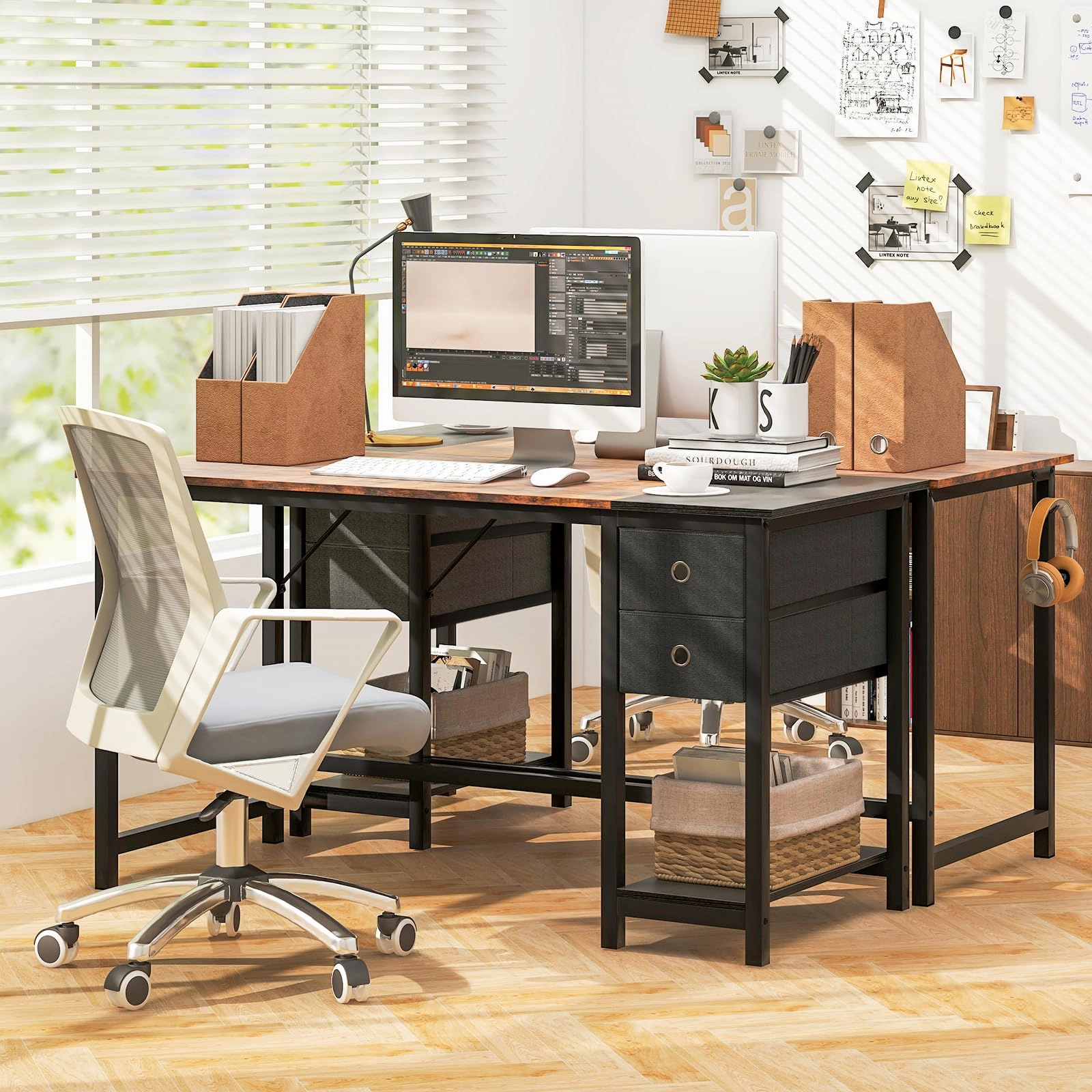 Giantex Computer Desk with Drawers