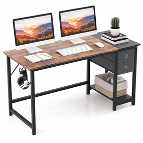 Giantex Computer Desk with Drawers patio decor, garden accessories