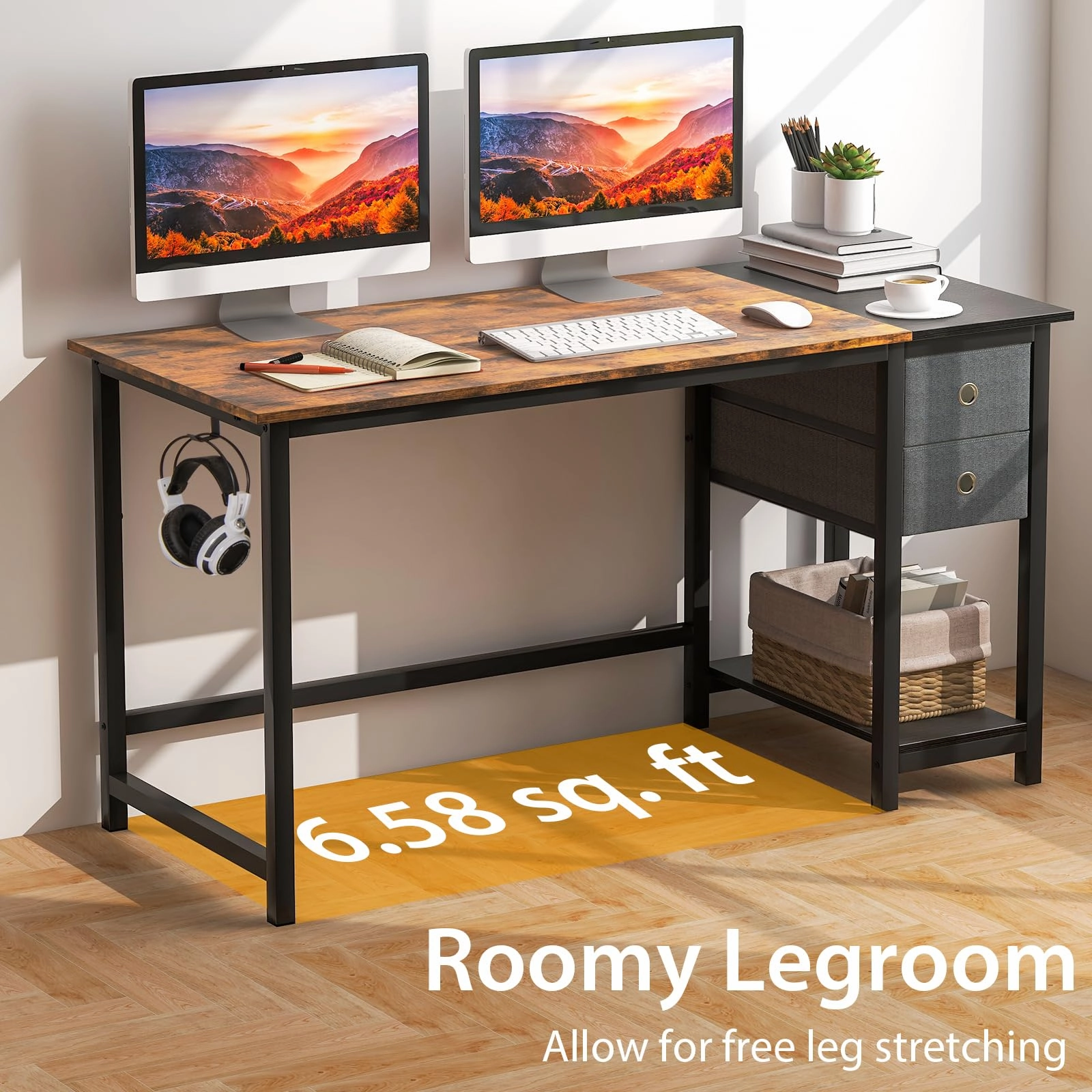 Giantex Computer Desk with Drawers