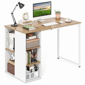 Giantex Computer Desk with Storage Shelves for Bedroom patio decor, garden accessories