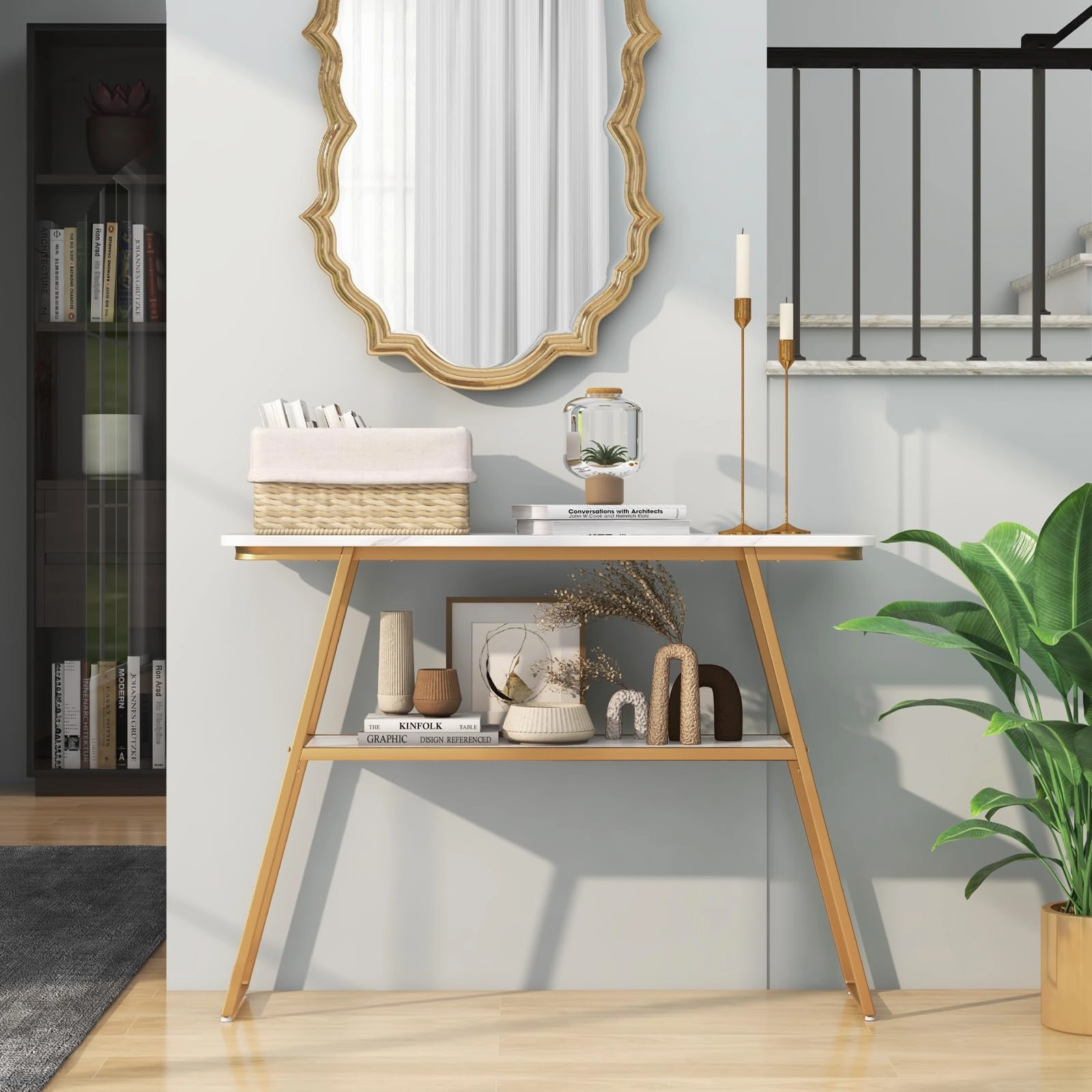 Giantex Console Table with Storage Shelf - 44 Entryway Table