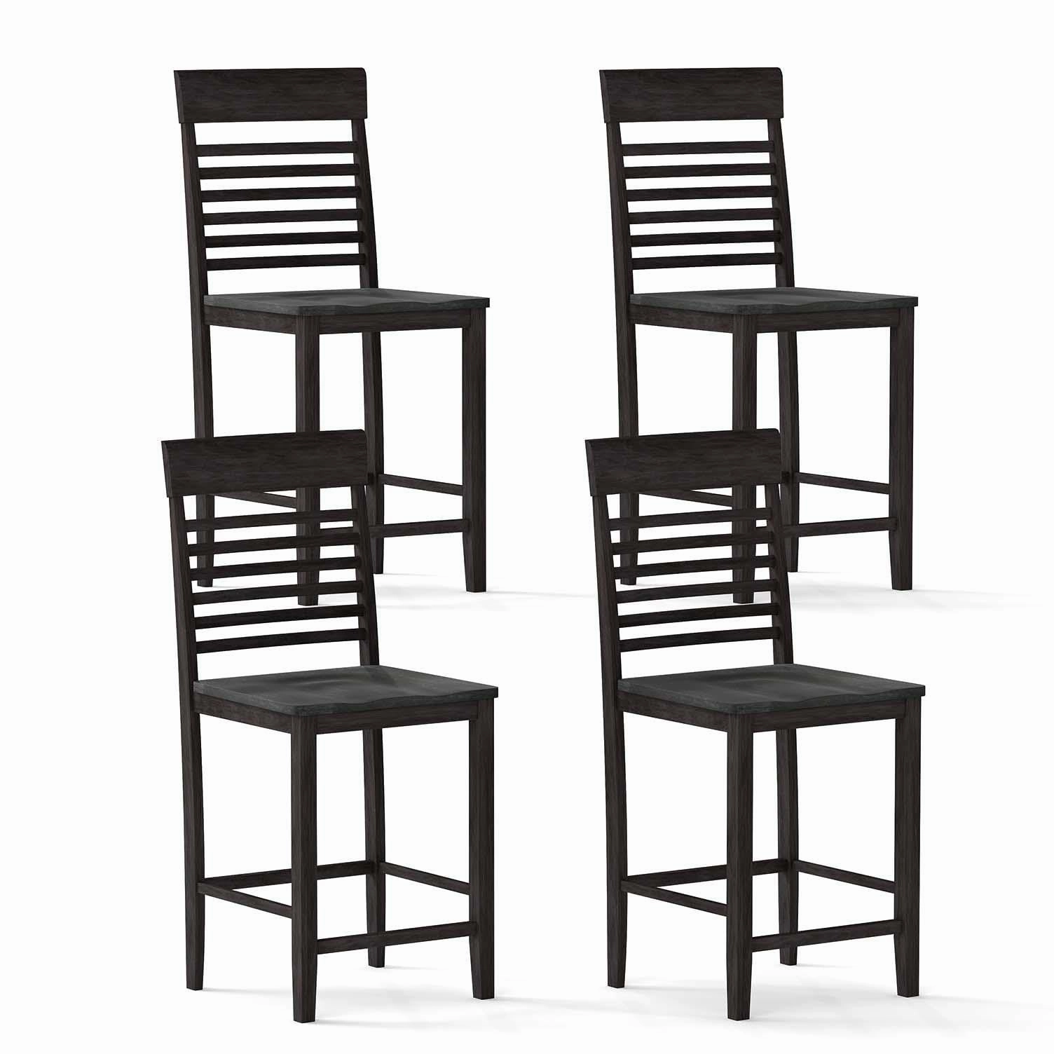 Giantex Counter Height Bar Stools Set of 2/4