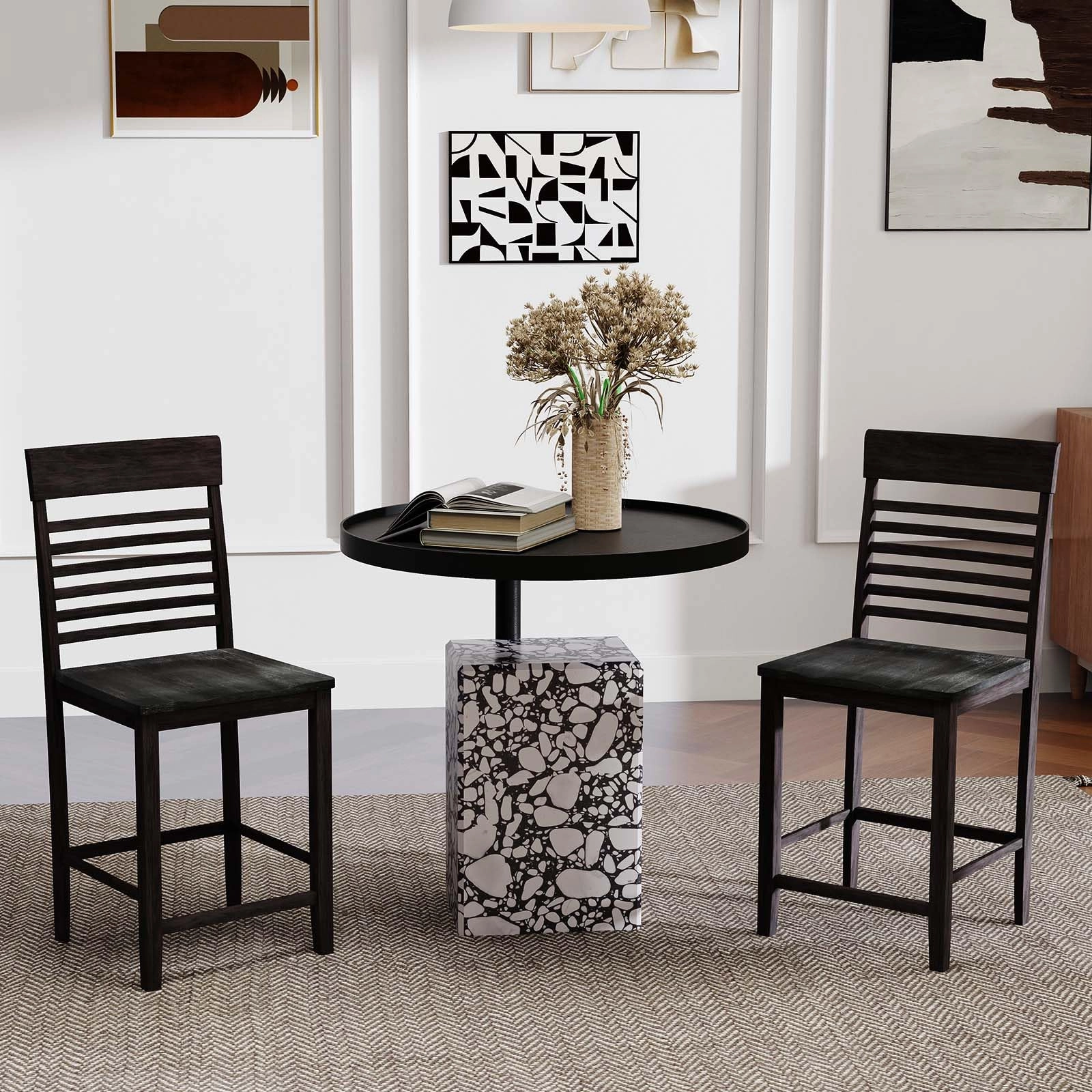 Giantex Counter Height Bar Stools Set of 2/4
