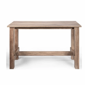 Giantex Counter Height Dining Table, 55" x 25.5" x 35.5" Rectangular Counter Table kitchen towel, placemats
