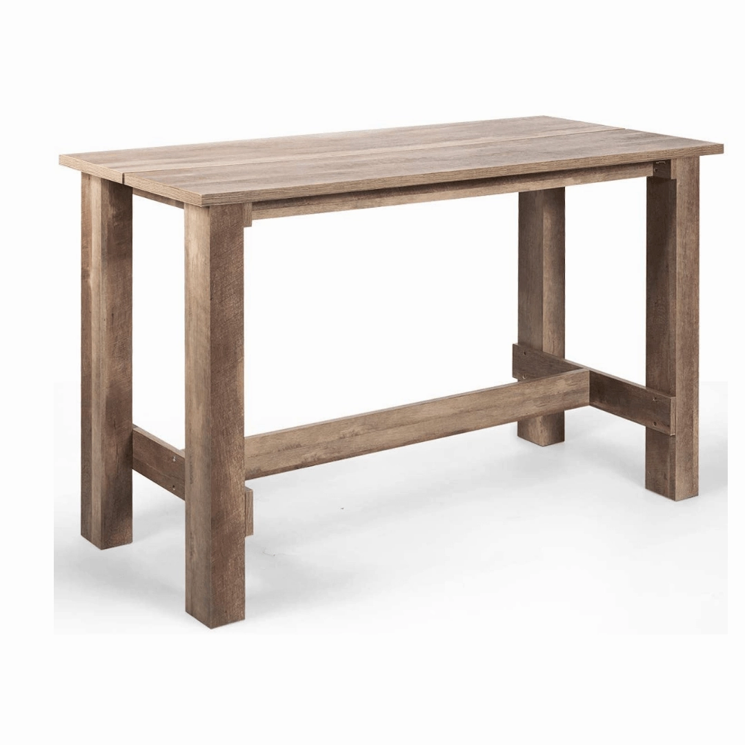 Giantex Counter Height Dining Table, 55" x 25.5" x 35.5" Rectangular Counter Table