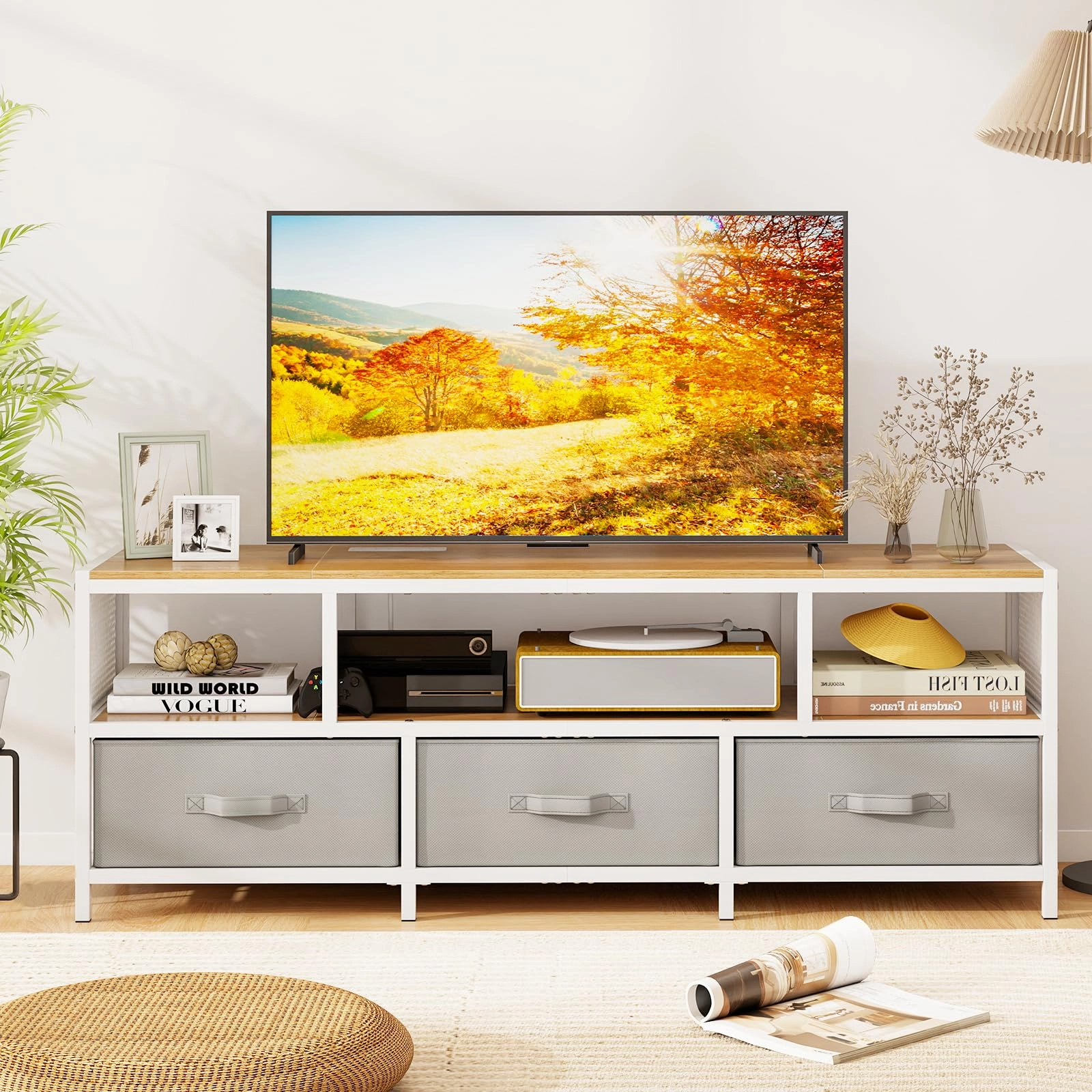 Giantex Dresser TV Stand for 65 Inch TV for Living Room Bedroom