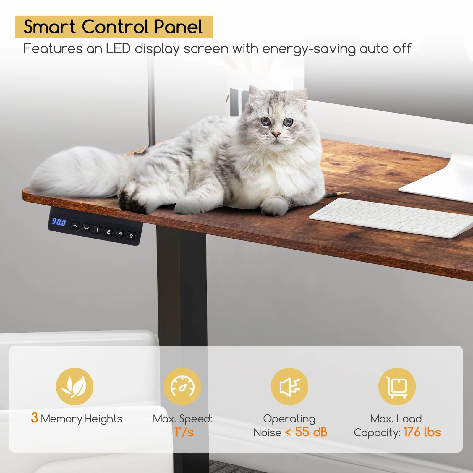 Giantex Electric Standing Desk, Height Adjustable Stand up Desk