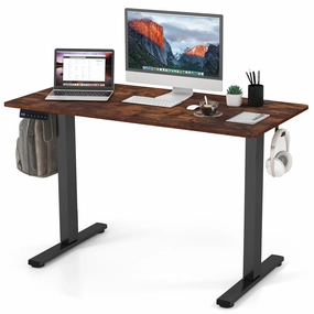 Giantex Electric Standing Desk, Height Adjustable Stand up Desk patio decor, garden accessories