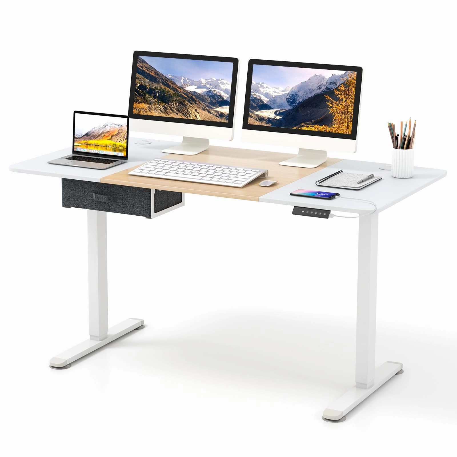 Giantex Electric Standing Desk patio decor, garden accessories