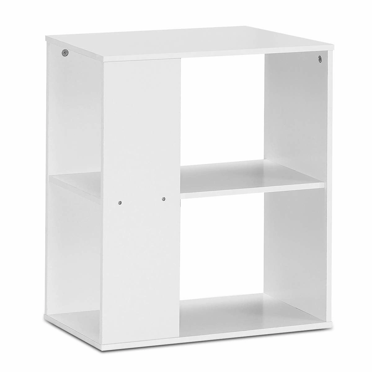 Giantex End Table with Shelves 3-Tier Open Storage