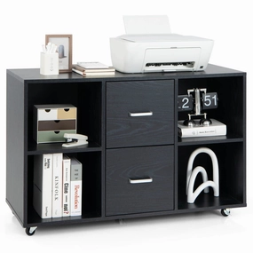 Giantex File Cabinet Office Organization - Filing Cabinet W/ 2 Drawers, 4 Open Compartments outdoor dining set, patio table