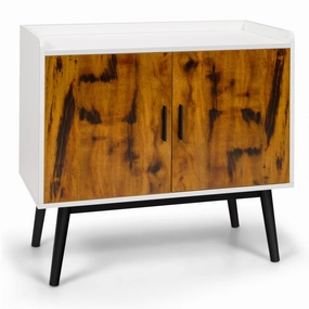 Giantex Floor Storage Cabinet Buffets Sideboard Vintage Accent Cabinet kitchen towel, placemats