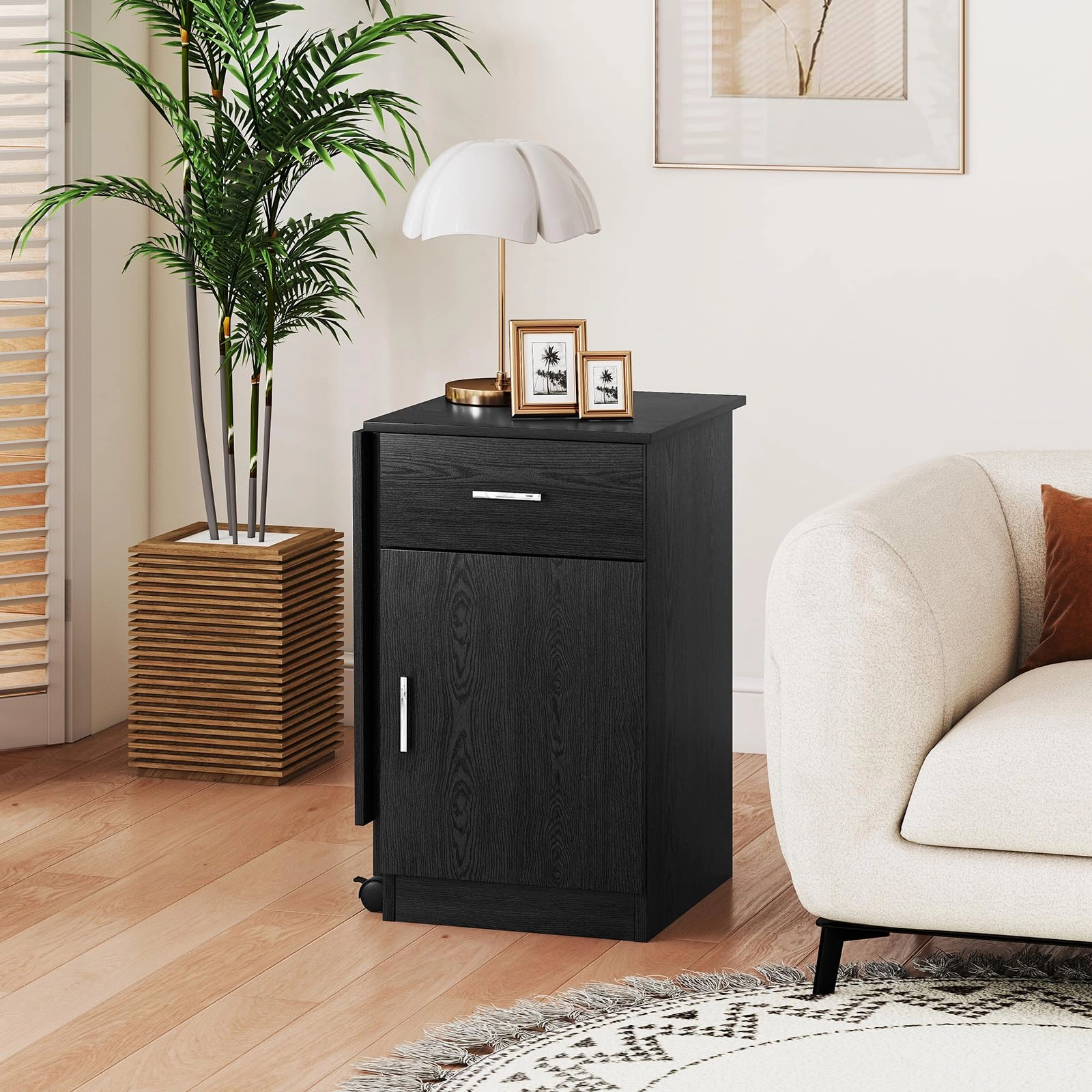 Giantex Folding Computer Desk with Drawer