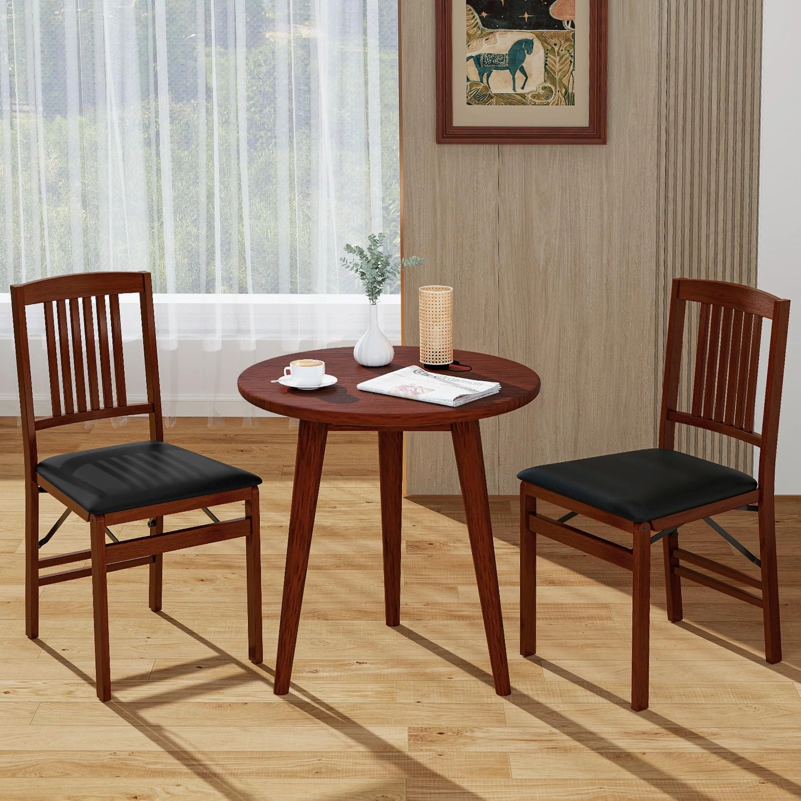 Giantex Folding Dining Chairs Set