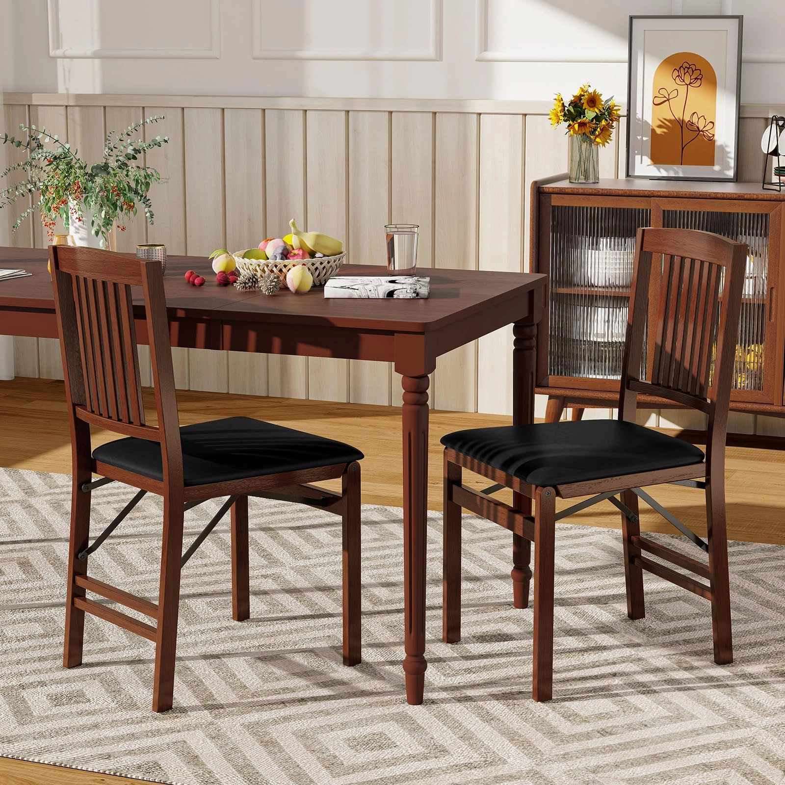 Giantex Folding Dining Chairs Set