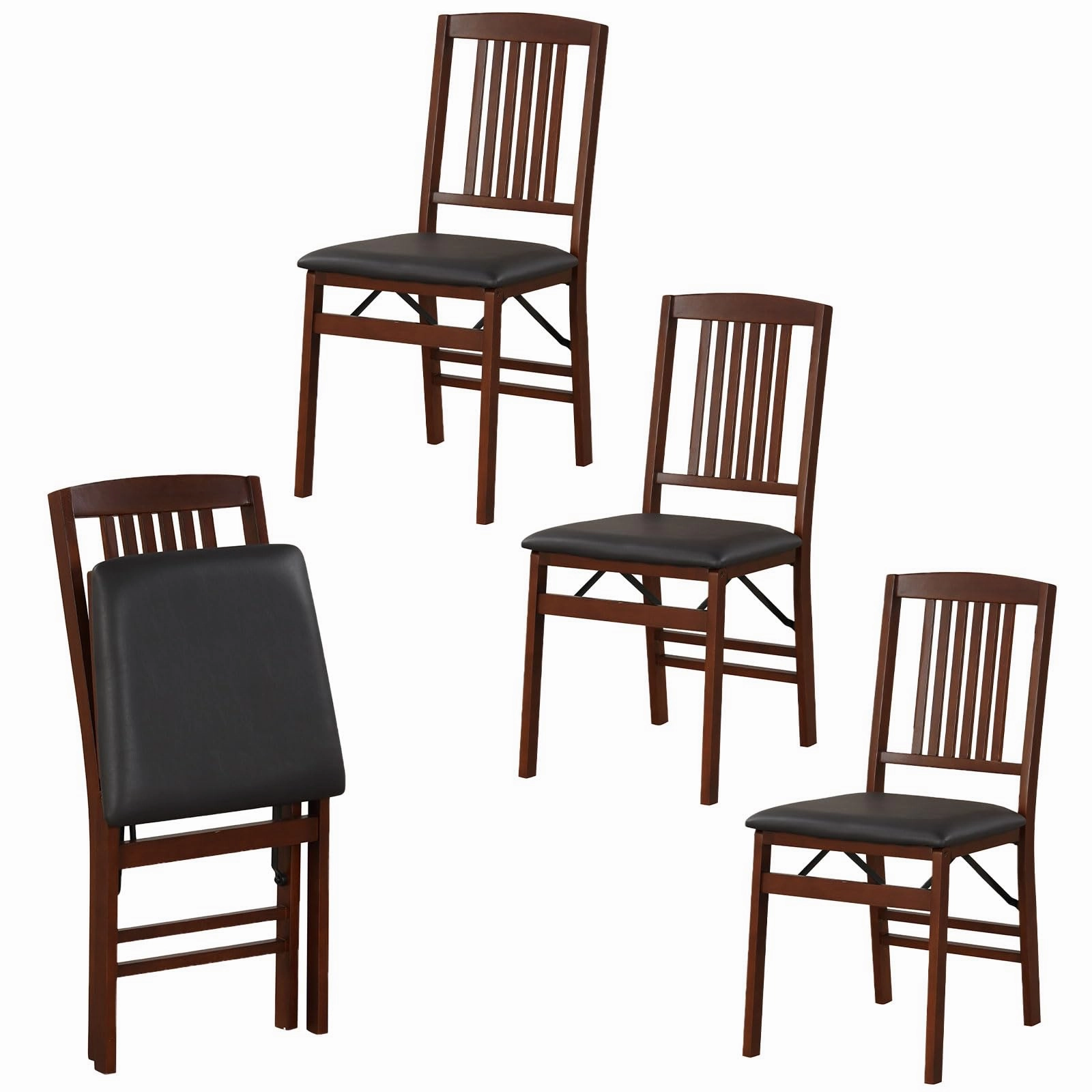 Giantex Folding Dining Chairs Set