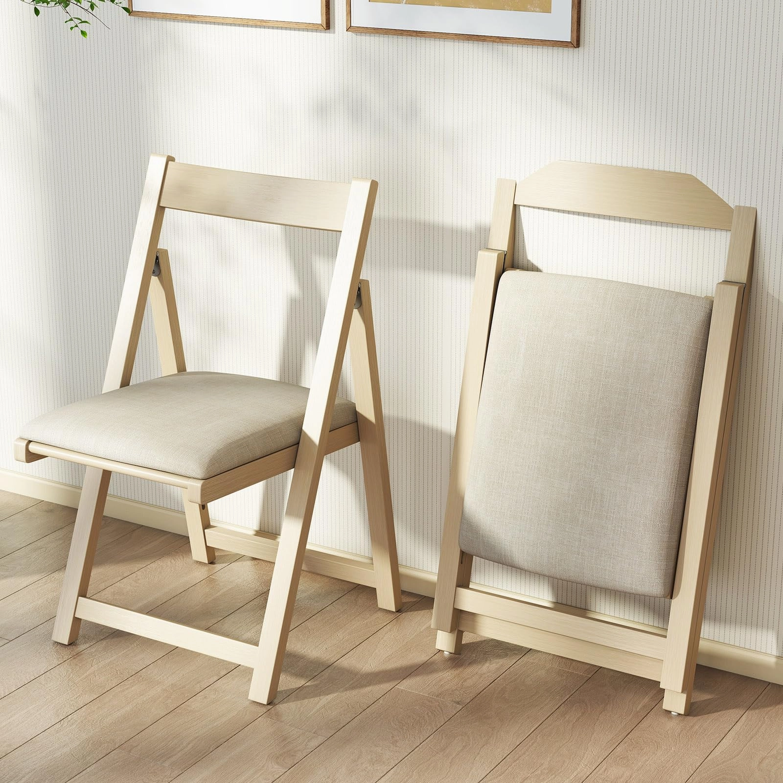 Giantex Folding Dining Chairs Set of 4