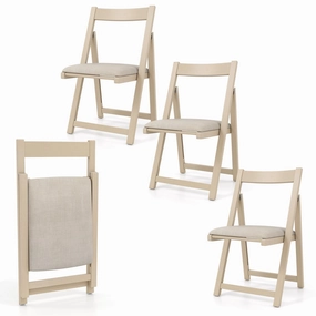 Giantex Folding Dining Chairs Set of 4 kitchen towel, placemats
