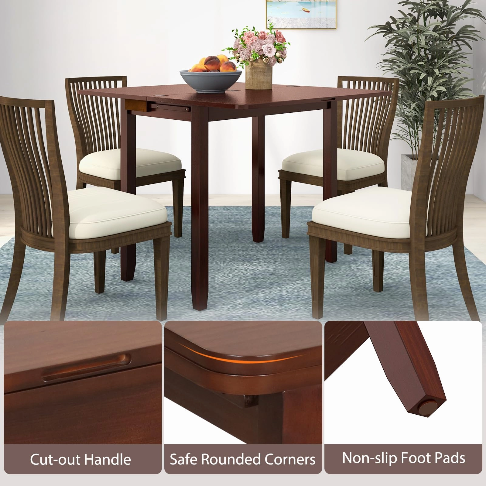 Giantex Folding Dining Table for 4