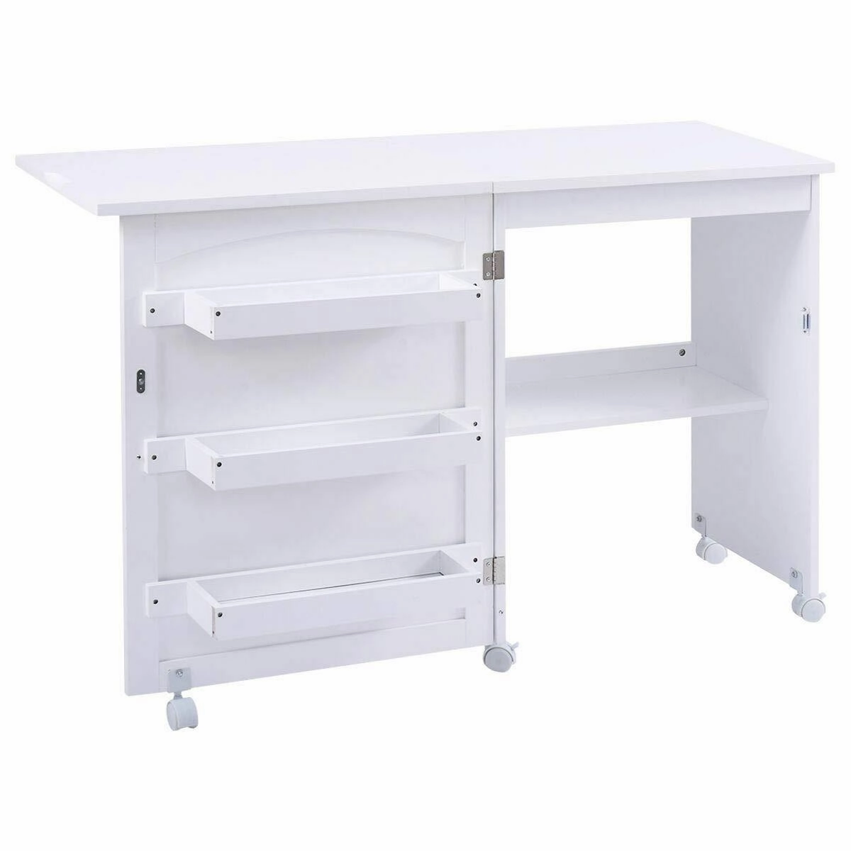 Giantex Folding Sewing Craft Table, Sewing Craft Cart  (46"x16"x31'')