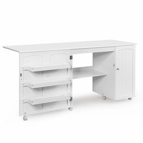 Giantex Folding Sewing Table, Large Sewing Craft Cart ( 62.5''x20''x29'') patio decor, garden accessories