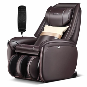 Giantex Full Body Massage Chair - Zero Gravity SL Track Electric Recliner with Reversible Footrest small end table, round end table