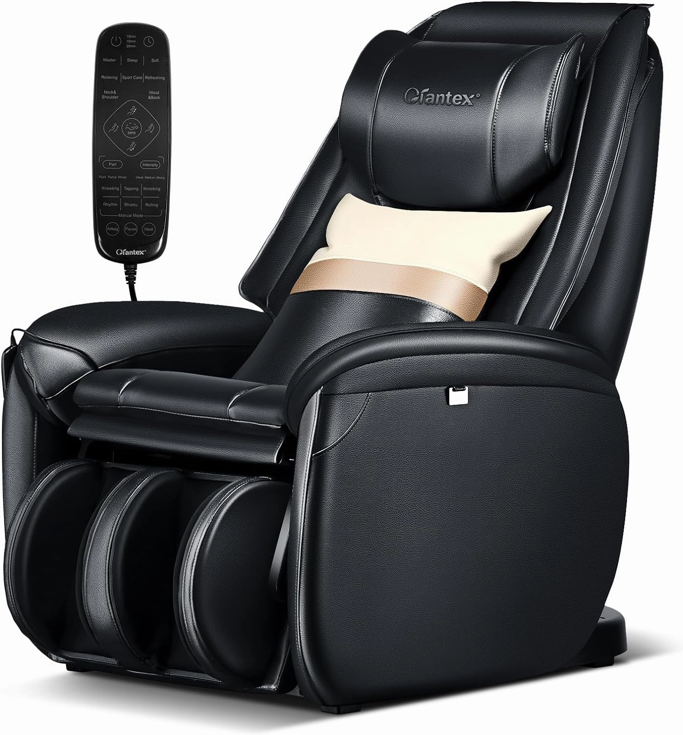 Giantex Full Body Massage Chair - Zero Gravity SL Track Electric Recliner with Reversible Footrest