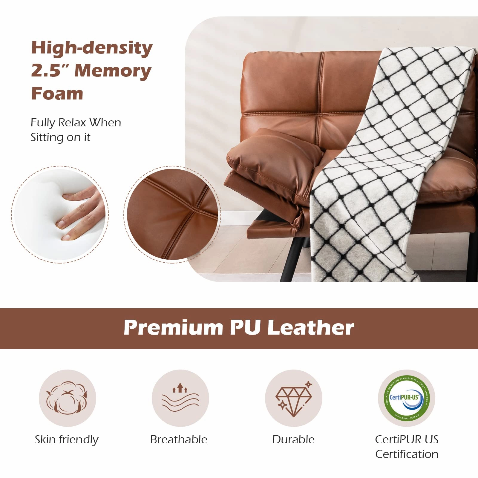 Giantex Futon Sofa Bed, Convertible Memory Foam Futon Couch Sleeper