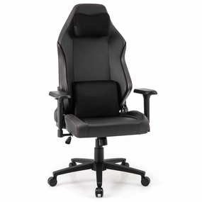 Giantex Gaming Chair Video Game Chair with Magnetic Headrest & Lumbar Support wine glasses, drinking glass