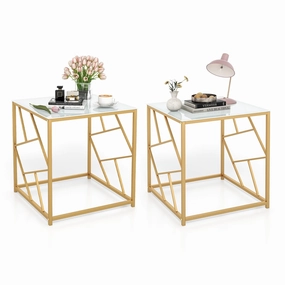 Giantex Gold Side Table entry bench, mudroom storage