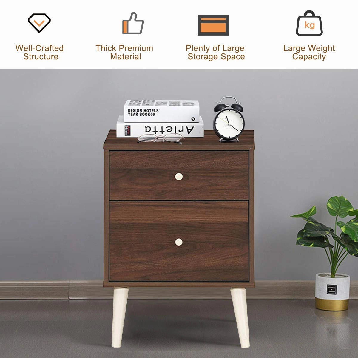 Giantex Hallway Storage Cabinet Organizer Beside End Table