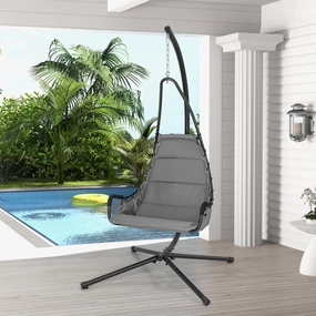 Giantex Hanging Chair with Stand sectional sofa, corner couch