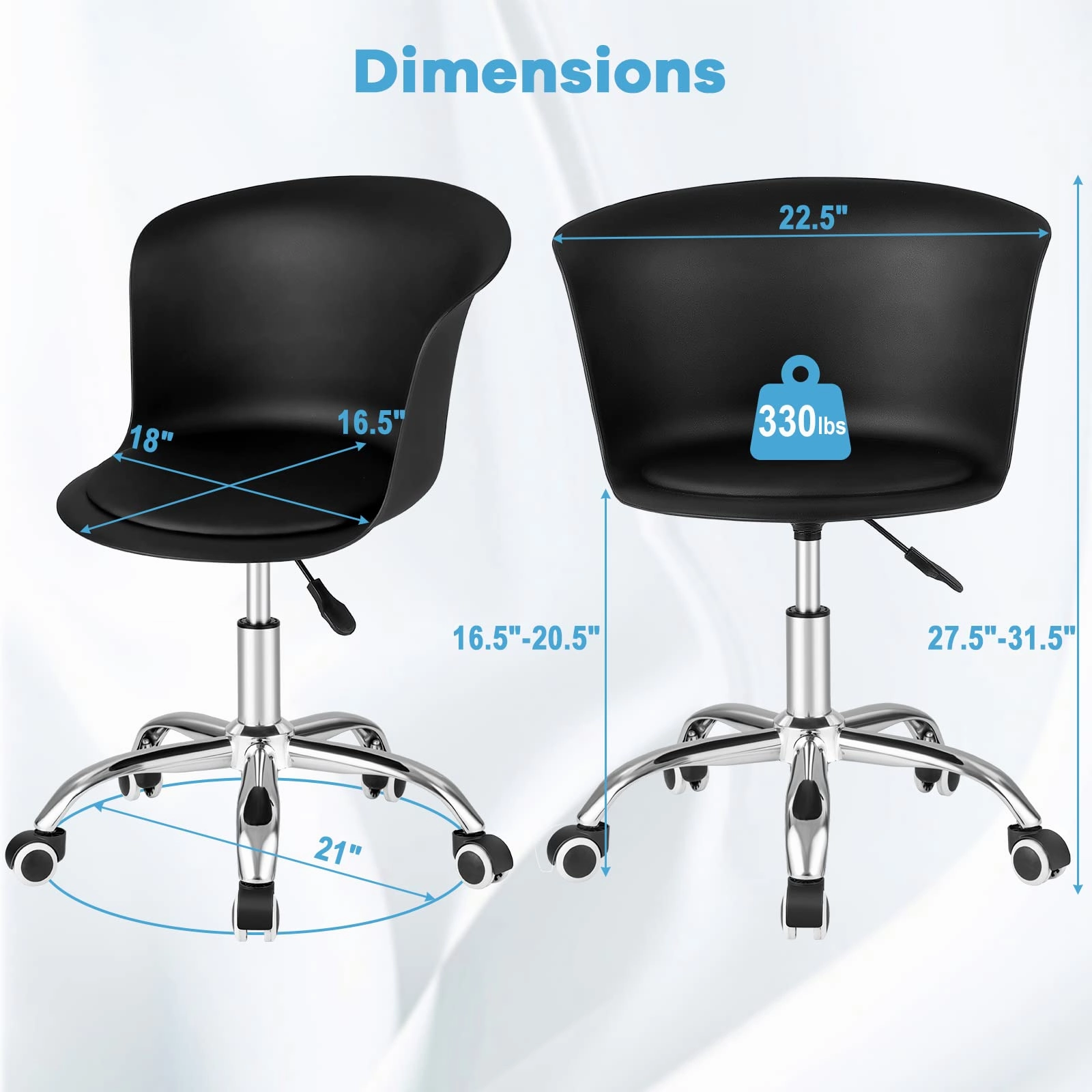 Giantex Home Office Desk Chair Set