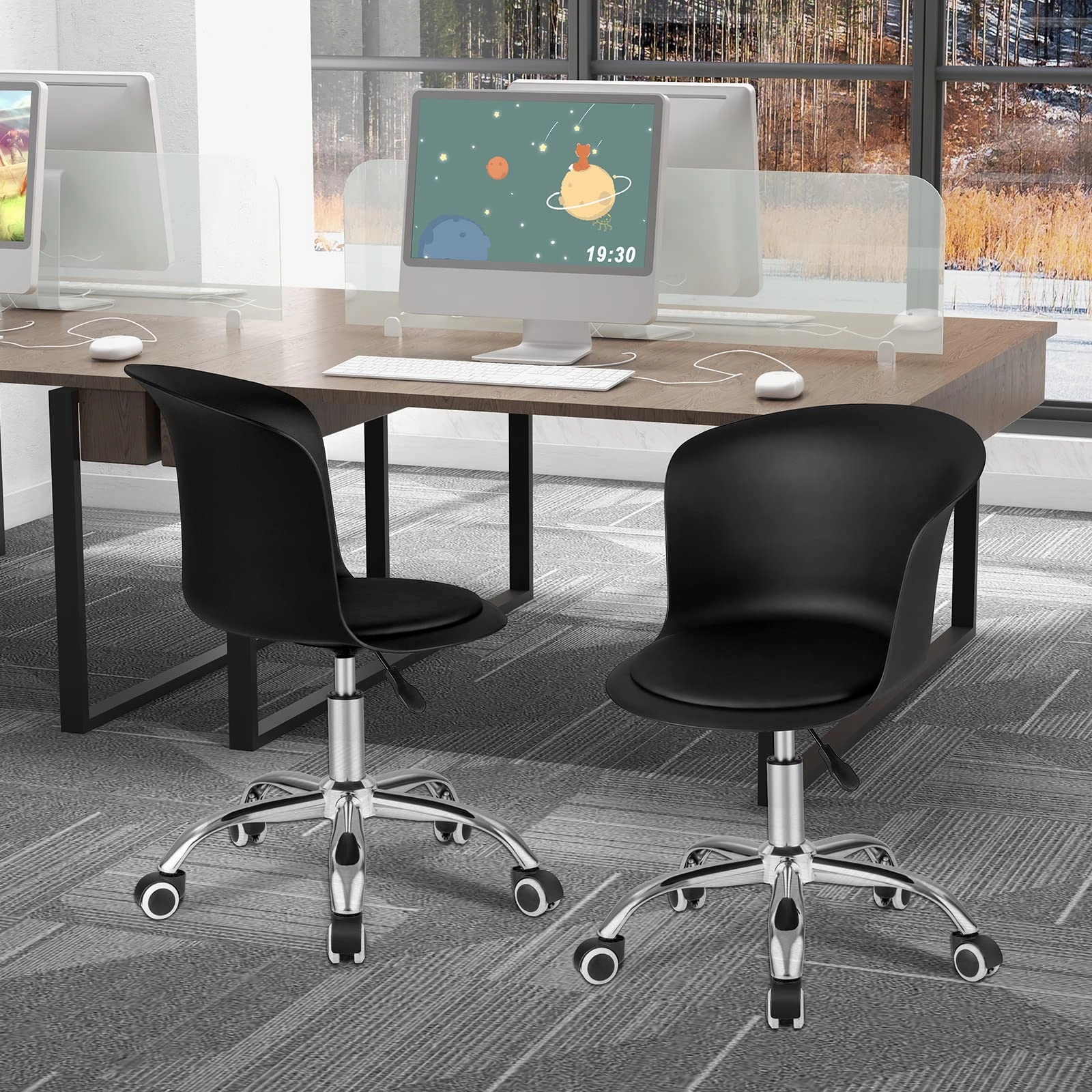 Giantex Home Office Desk Chair Set