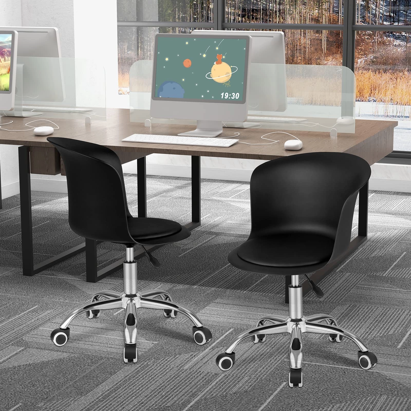 Giantex Home Office Desk Chair Set
