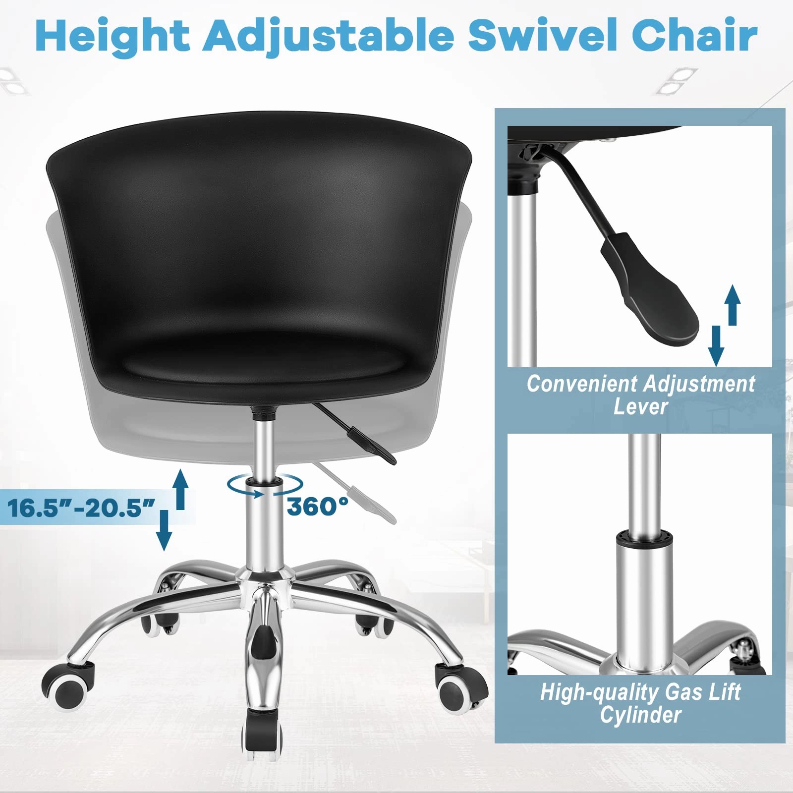 Giantex Home Office Desk Chair Set