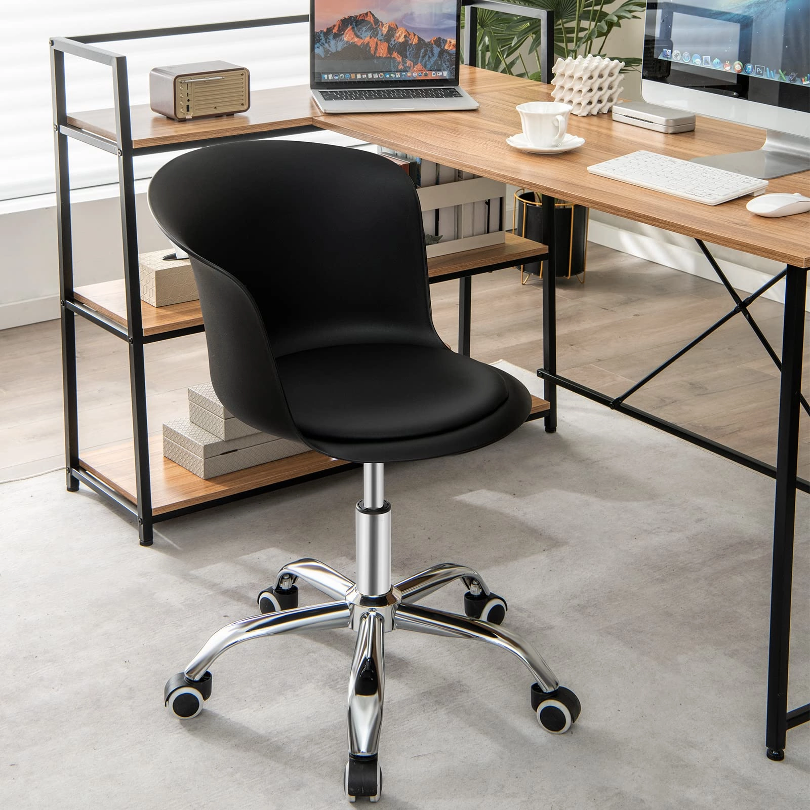 Giantex Home Office Desk Chair Set