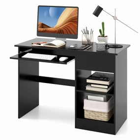 Giantex Home Office Desk with Drawer patio decor, garden accessories