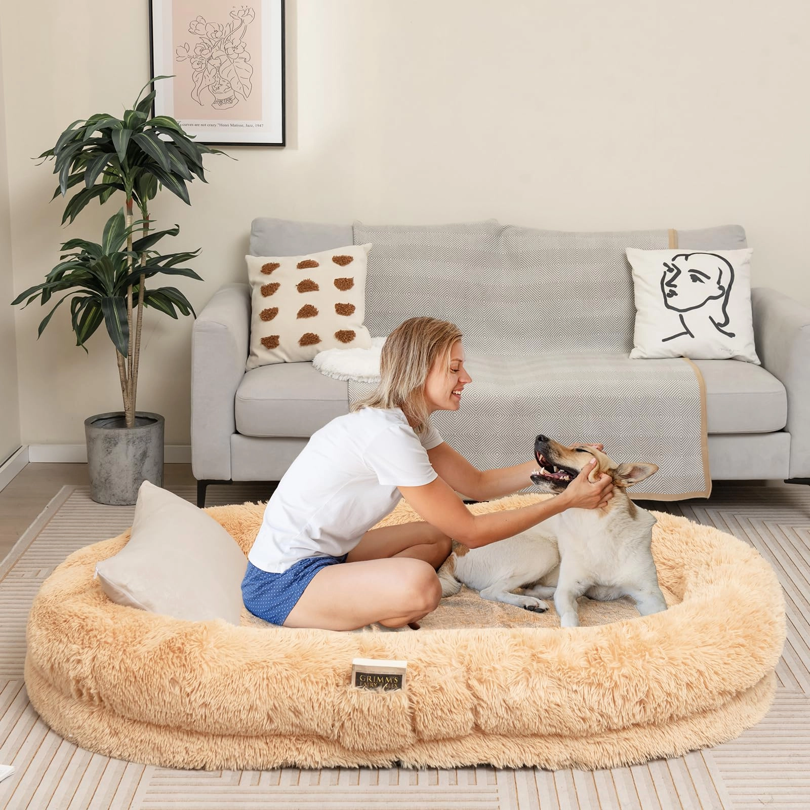 Giantex Human Dog Bed - 71" x 45" Large Human Size Dog Bed for Adult