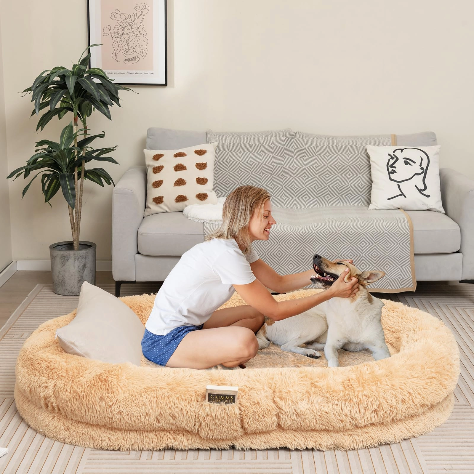 Giantex Human Dog Bed - 71" x 45" Large Human Size Dog Bed for Adult