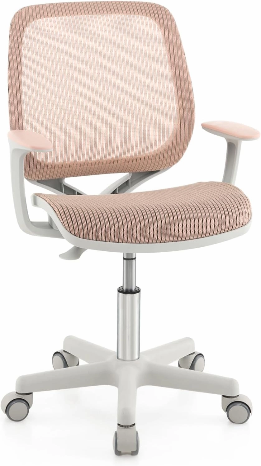 Giantex Kids Desk Chair, Children Armrest Computer Chair with Sit-Lock Wheels