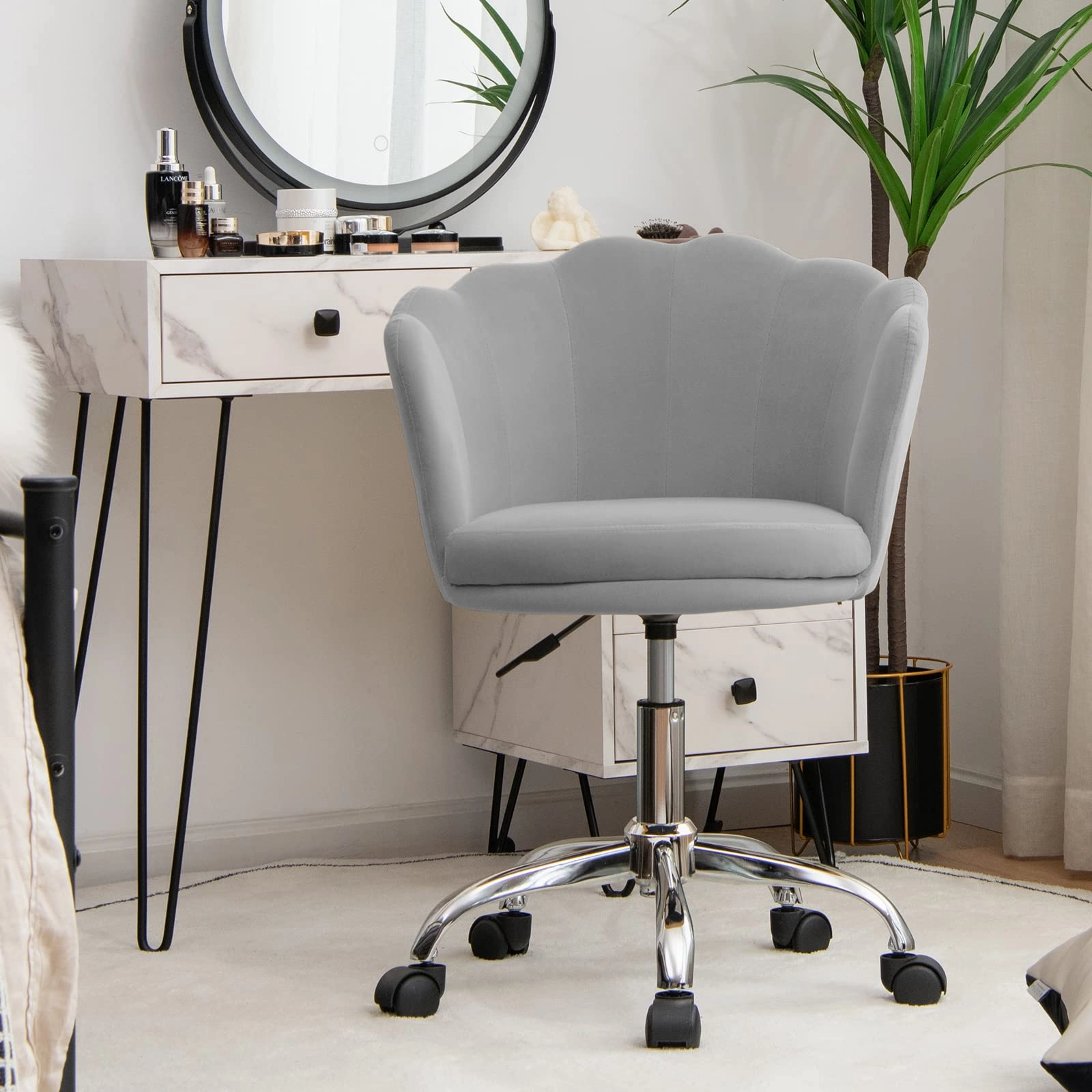 Giantex Kids Desk Chair, Comfy Home Office Task Chair with Wheels
