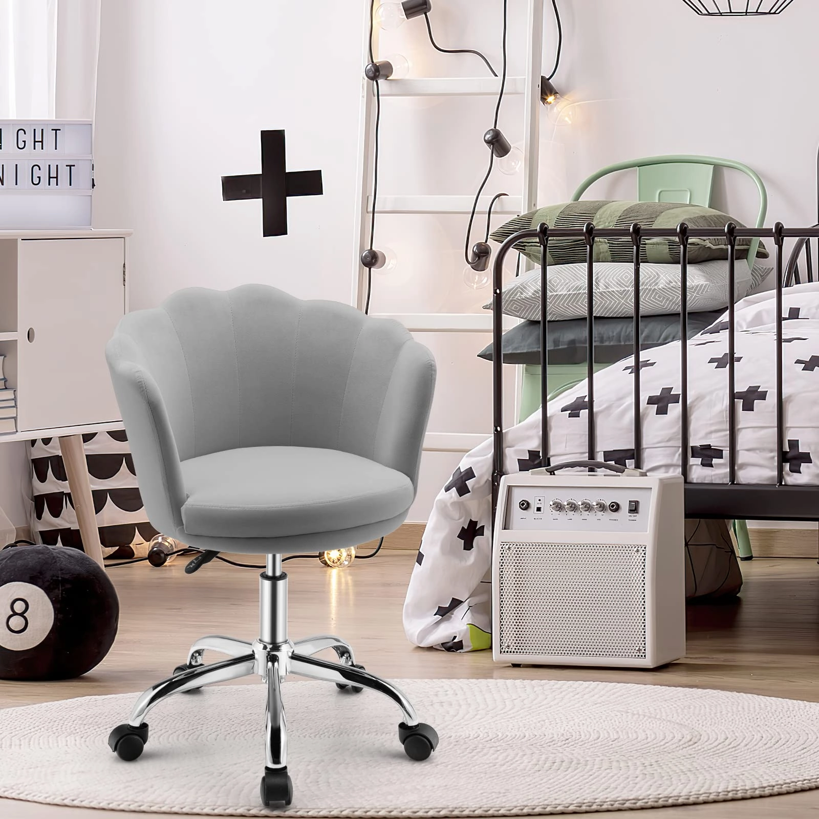 Giantex Kids Desk Chair, Comfy Home Office Task Chair with Wheels