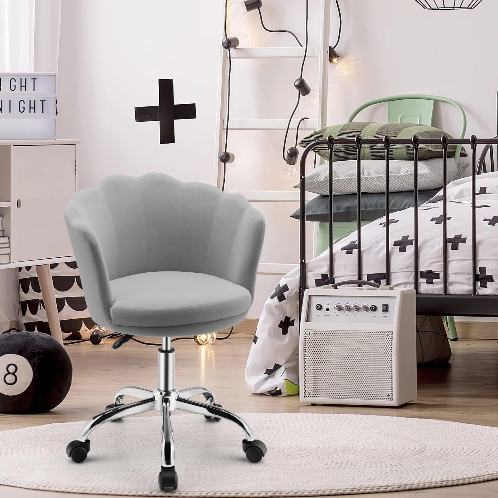 Giantex Kids Desk Chair, Comfy Home Office Task Chair with Wheels