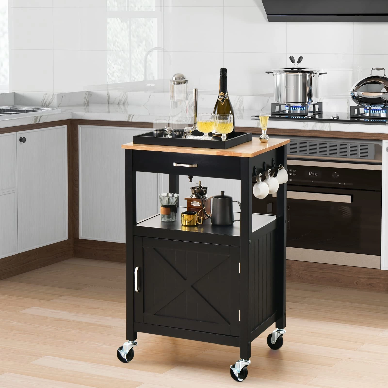 Giantex Kitchen Cart with Storage