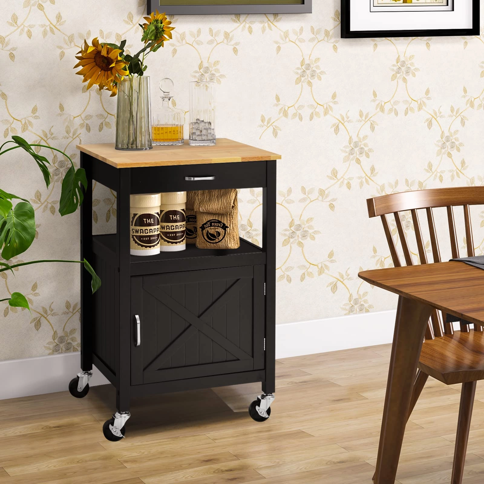 Giantex Kitchen Cart with Storage