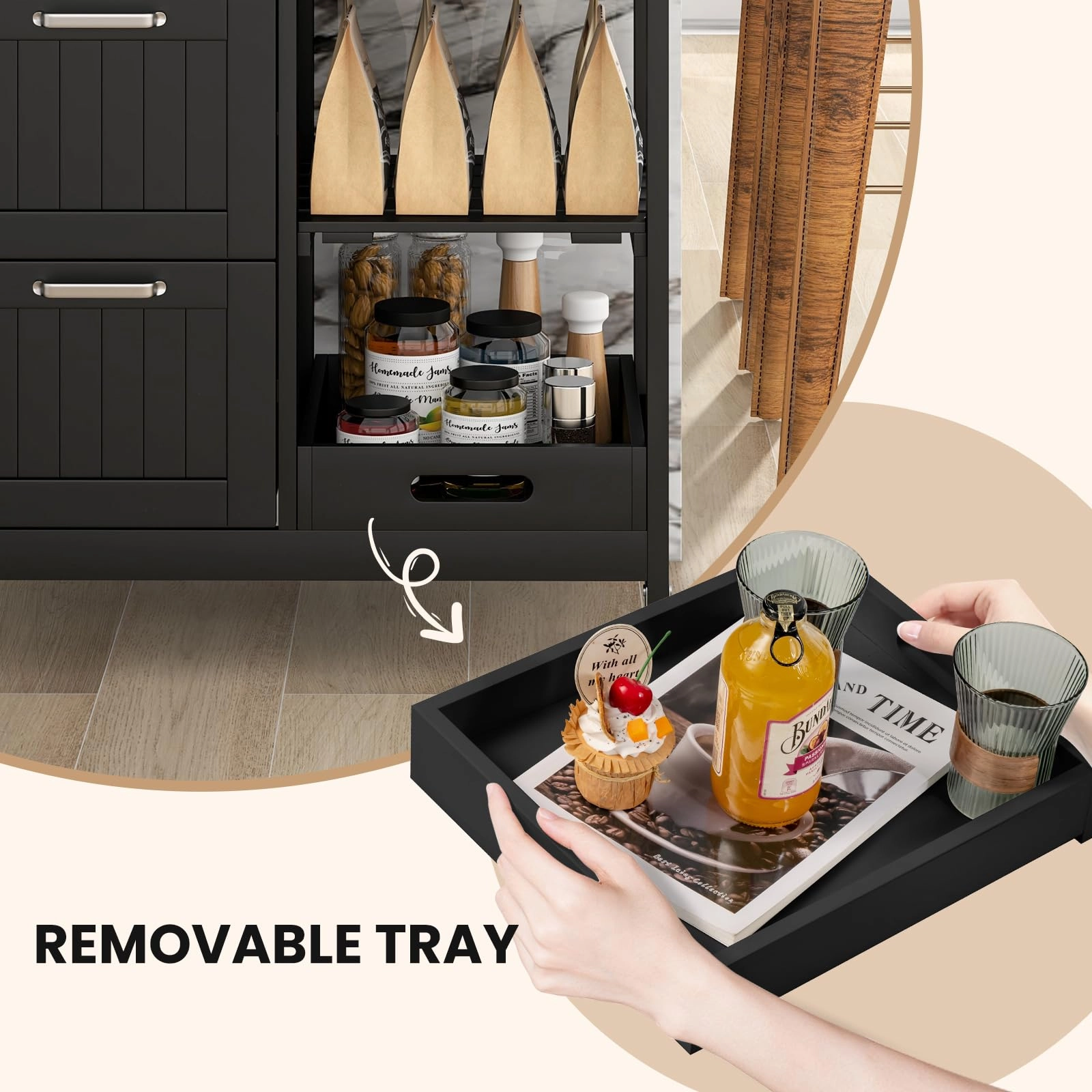 Giantex Kitchen Island Cart on Wheels