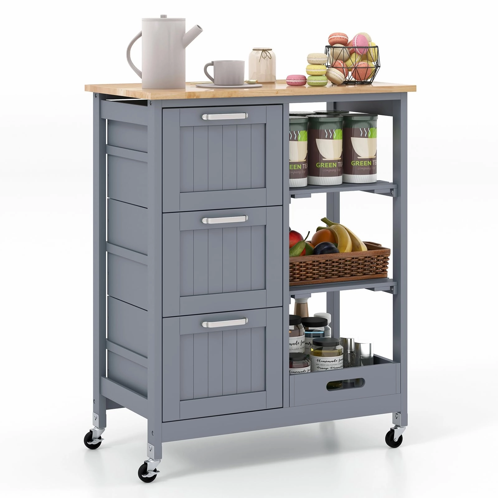Giantex Kitchen Island Cart on Wheels