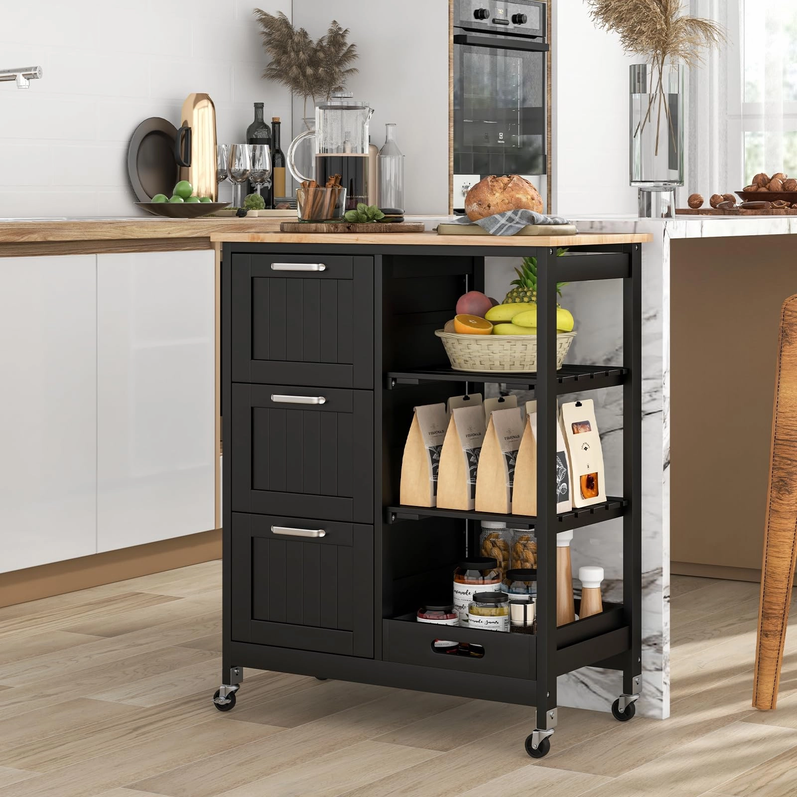Giantex Kitchen Island Cart on Wheels